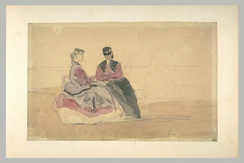 Deux dames en rose, image 1/1
