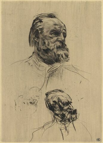 Victor Hugo, vu de trois quarts à droite