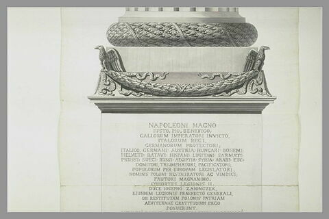 Elévation : projet de colonne monumentale à la mémoire de Napoléon Ier, image 7/11