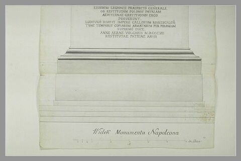Elévation : projet de colonne monumentale à la mémoire de Napoléon Ier, image 8/11