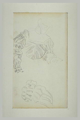 Personnage en buste, en costume Renaissance, image 1/1