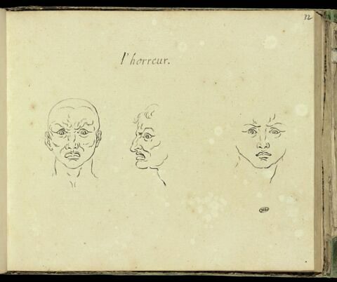 Trois études de tête : l'Horreur, image 1/2