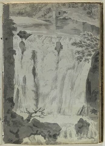 Vue de la cascade de Tivoli