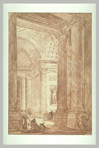 Le Portique de la basilique de Saint-Pierre de Rome, image 2/2