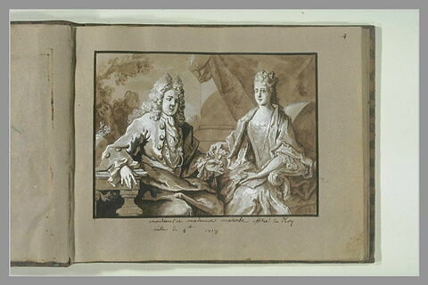 Portrait de monsieur Malherbe et de son épouse