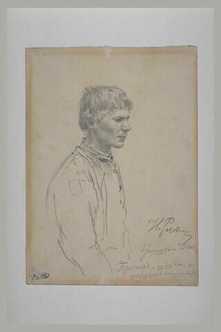 Portrait d'homme à mi-corps