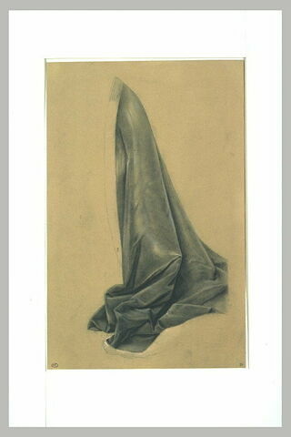 Etude de draperie du manteau de Sainte Amélie, image 1/1