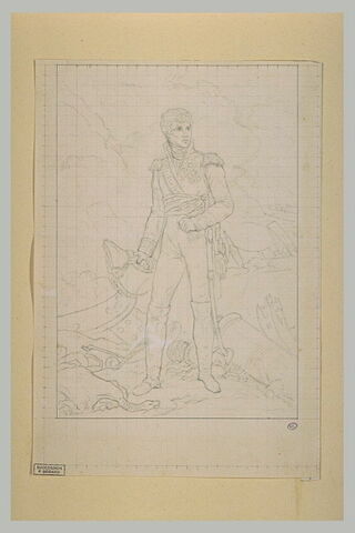 Portrait du maréchal de Lannes, duc de Montebello sur un champ de bataille