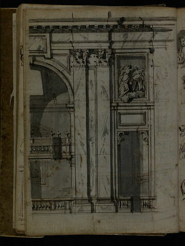 Elevation intérieure du chœur de la basilique de Santi Ambrogio e Carlo al Corso, image 2/2