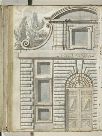 Façade d'une porte