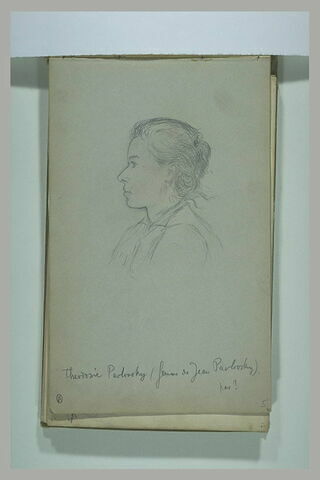 Portrait de Téodosia Vasilievna Vandacourova Pavlovsky