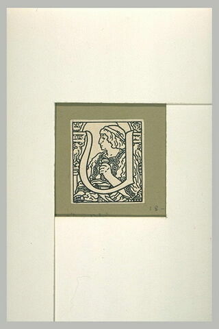 Lettrine ornée pour la 'Légende de saint Julien l'Hospitalier' : un 'U', image 2/2