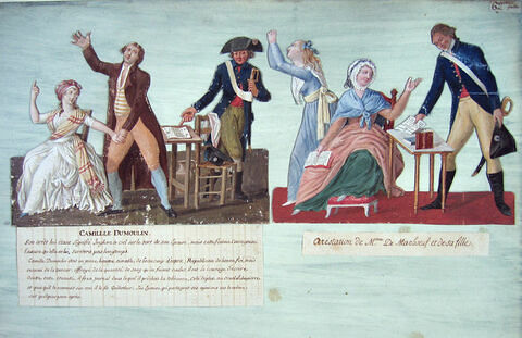 Camille Desmoulins ; arrestation de Madame de Marbeuf et de sa fille