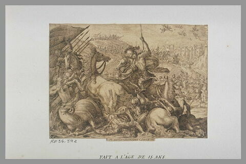 Combat de cavalerie au XVIè siècle, image 2/2