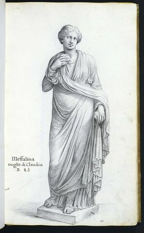 Statue de 'MESSALINA / MOGLIE di CLAUDIO'
