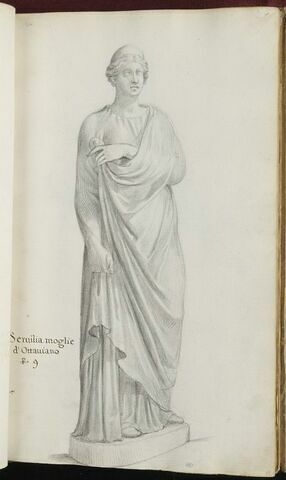 Statue de 'SERUILIA MOGLIE d'OTTAUIANO', image 3/3