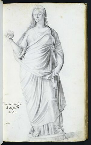 Statue de 'LIVIA MOGLIE d'AUGUSTO'