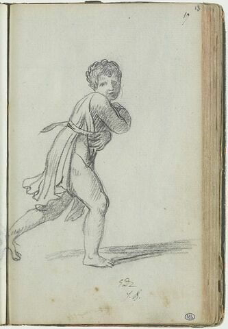 Jeune enfant vêtu d'une tunique courte