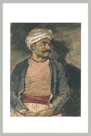 Portrait de Mustapha, domestique turc de Géricault