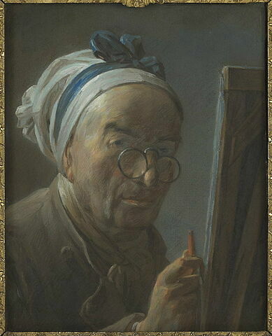 Autoportrait de Chardin à son chevalet., image 5/5