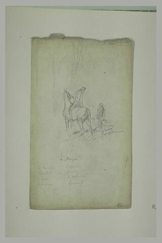 Scène de chasse à courre, image 1/1