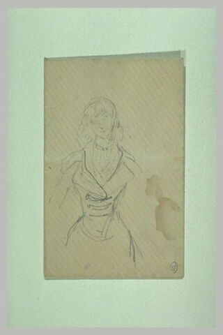 Croquis d'une femme, en buste, image 1/1