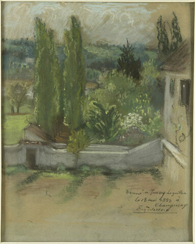 Jardin de la maison de Delacroix à Champrosay, image 1/2