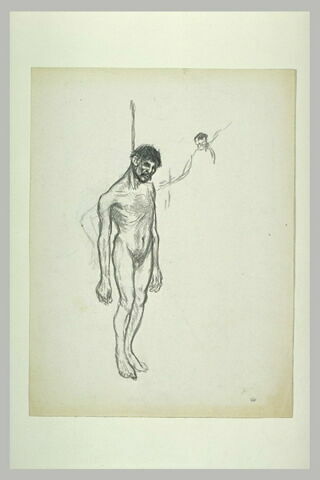 Homme nu, pendu, image 1/1