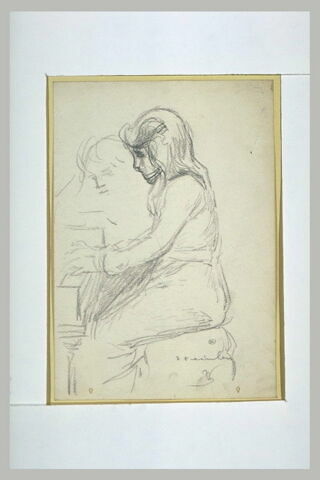 Deux fillettes au piano, image 1/1