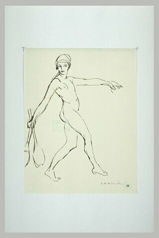 Femme nue, dansant, image 1/1