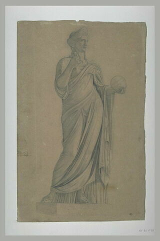 Etude d'après une statue antique d'Athéna, image 1/1