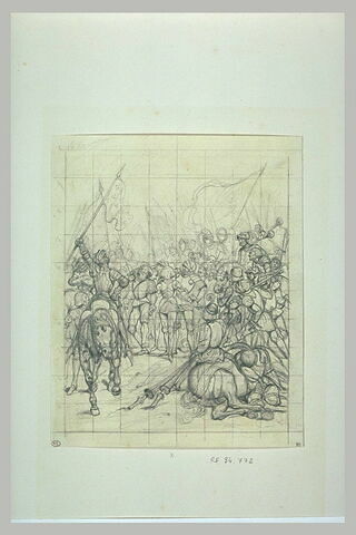 Etude pour 'Jeanne d'Arc capturée à Compiègne', image 3/3