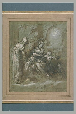 La Vierge et l'Enfant avec saint Jean-Baptiste et sainte Elisabeth, image 3/3