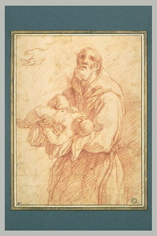 Saint François d'Assise tenant l'Enfant Jésus dans ses bras, image 3/3