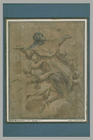 Apothéose de saint Ignace porté au ciel par quatre anges, image 3/3