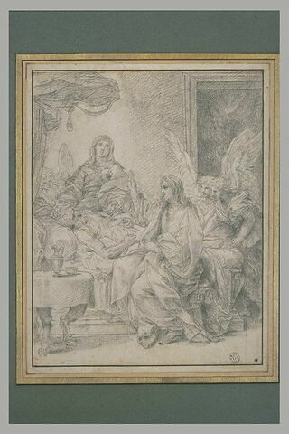 Le Christ assistant saint Joseph au moment de sa mort, image 3/4