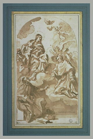 Vierge et l'Enfant avec saint Charles Borromée et saint Ignace de Loyola, image 3/3