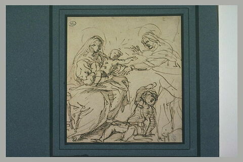 La Vierge tenant l'Enfant Jésus, Saint Joseph et le petit saint Jean