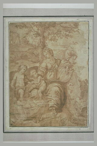 La Vierge avec l'Enfant et le petit saint Jean, image 2/2