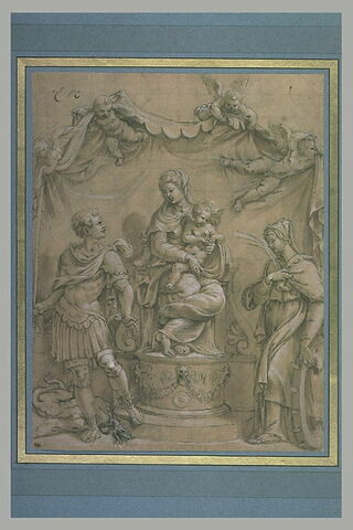 La Vierge, l'Enfant avec saint Georges et sainte Catherine d'Alexandrie