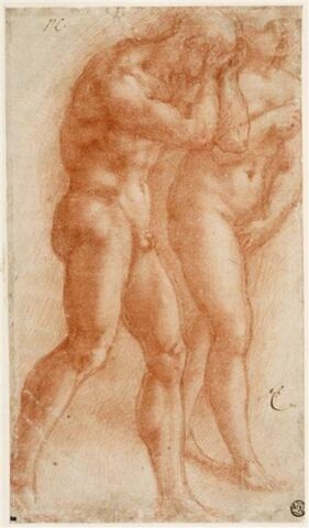 Adam et Eve chassés du Paradis et marchant, image 3/3