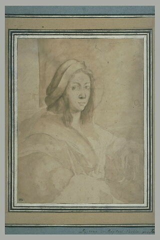 Portrait de jeune homme, vu en buste, de trois quarts vers la droite