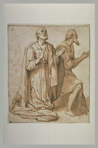 Deux apôtres en adoration, image 1/1