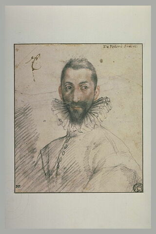 Portrait d'un homme portant une fraise, image 1/1