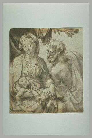 Sainte Famille avec l'Enfant jouant avec le petit saint Jean, image 1/1