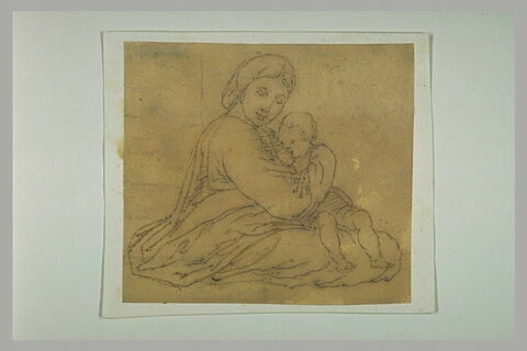 La Vierge allaitant l'Enfant, image 1/1
