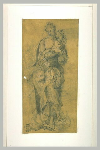 La Vierge debout portant l'Enfant, image 1/1