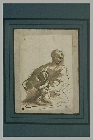 La Vierge assise tenant l'Enfant, image 2/2