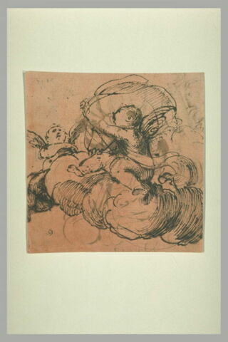 Deux anges sur les nuages, image 1/1