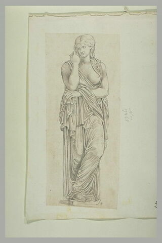 Statue de femme debout, d'après l'antique, image 1/1
